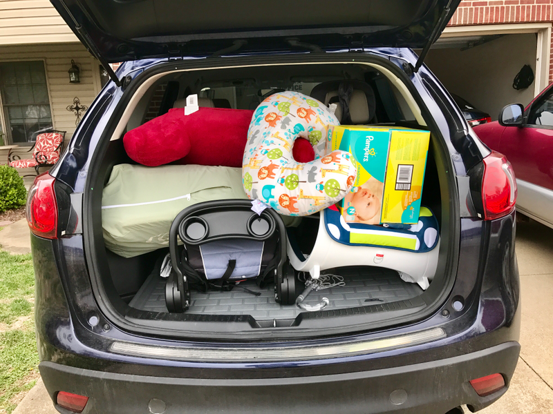 Illustration for article titled An overnight trip with a six-week-old means...